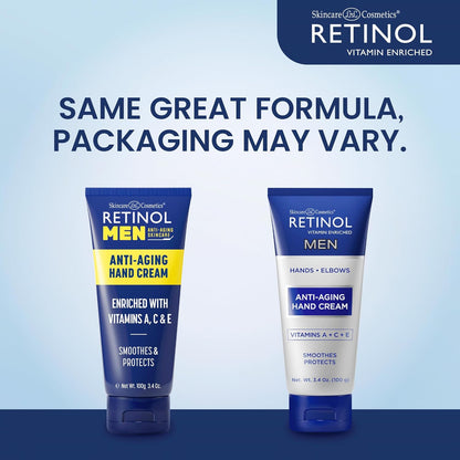 Men's Anti Aging Hand Cream with Retinol 100ml