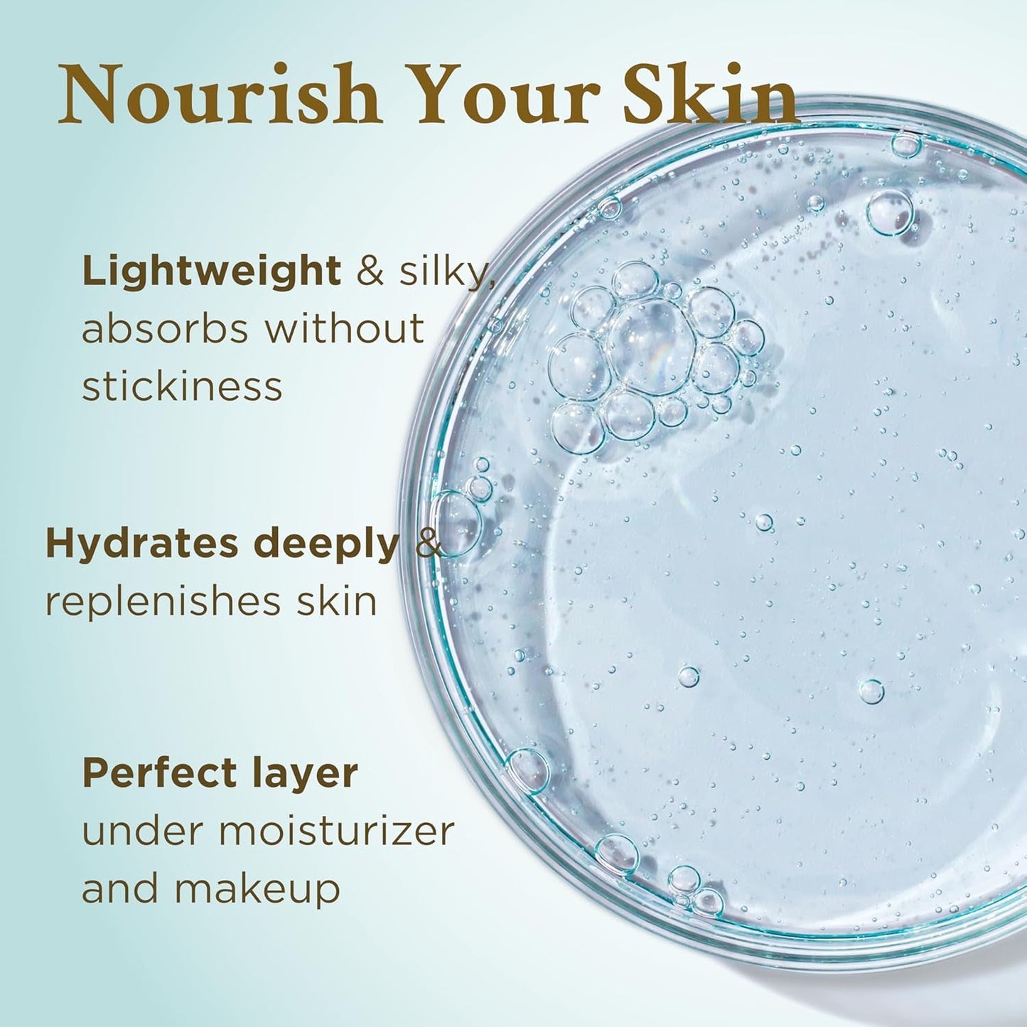 Plumping Hyaluronic Face Serum for Glowing Skin