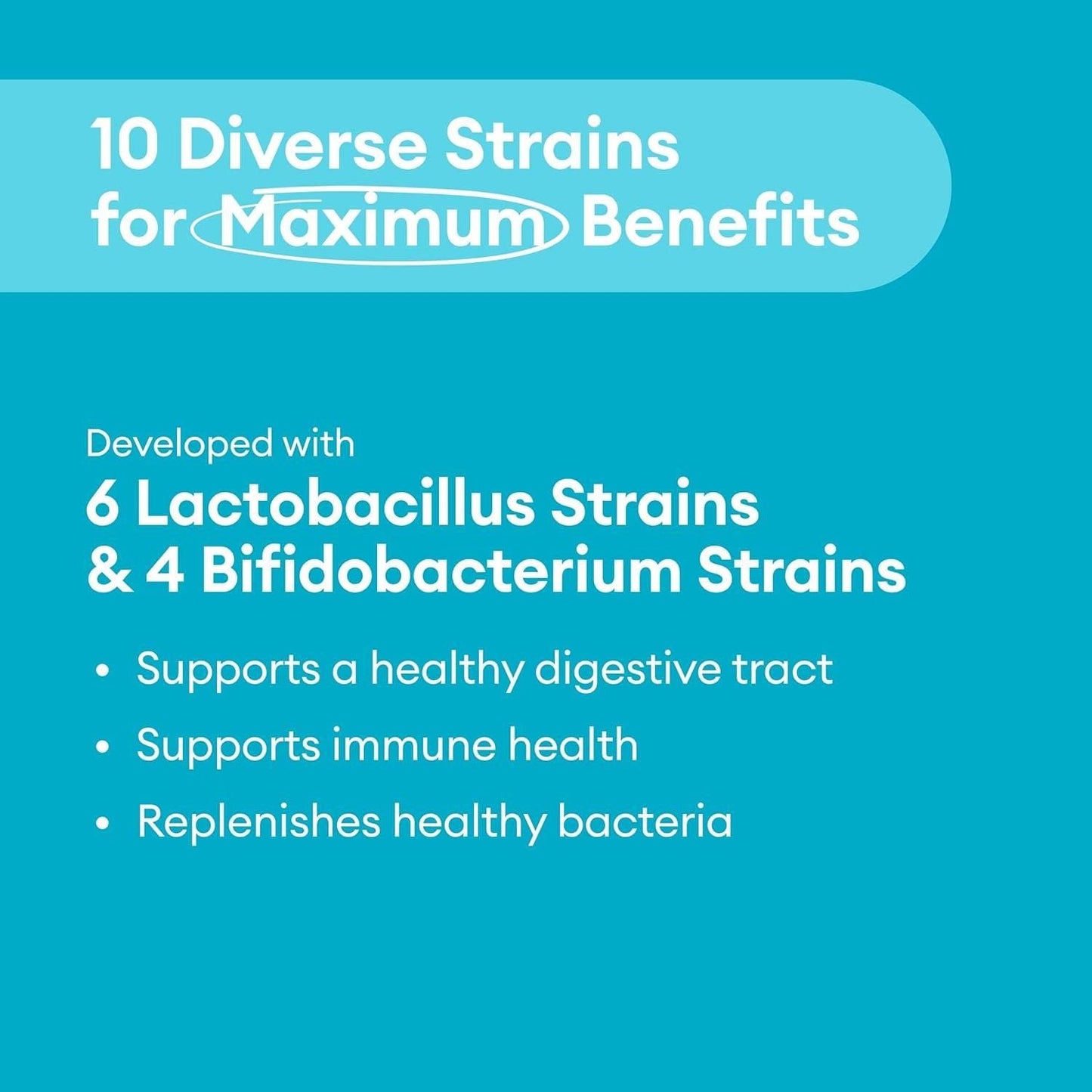 Ultra Strength Probiotic Supplement 60 Billion CFU