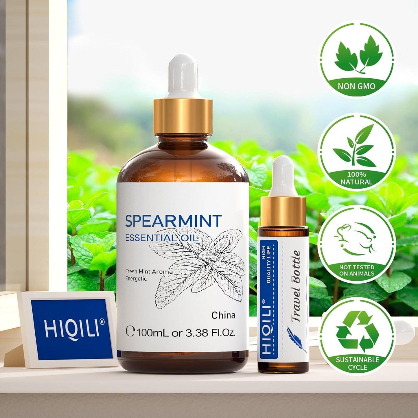 Natural Spearmint Oil 10ml for Skin and Relaxation