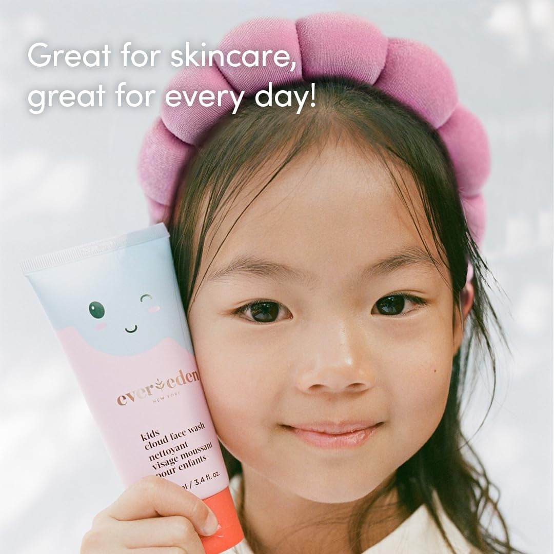 Natural Kids Skincare Set with Soft Headband