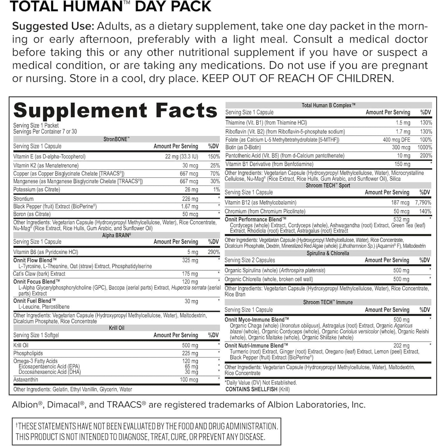 Daily Essential Vitamin Packs for Energy and Wellness