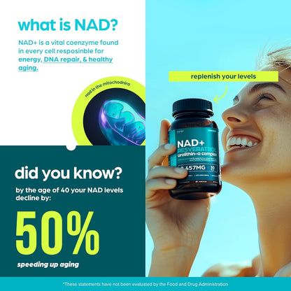 Natural Energy Boost NAD+ Capsules for Anti Aging