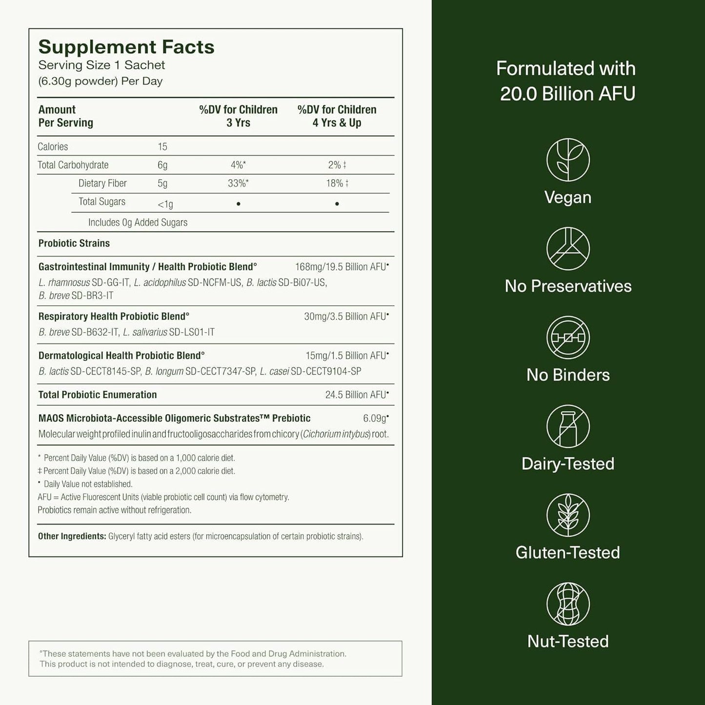 Kids Probiotic Supplement for Gut Health & Immunity
