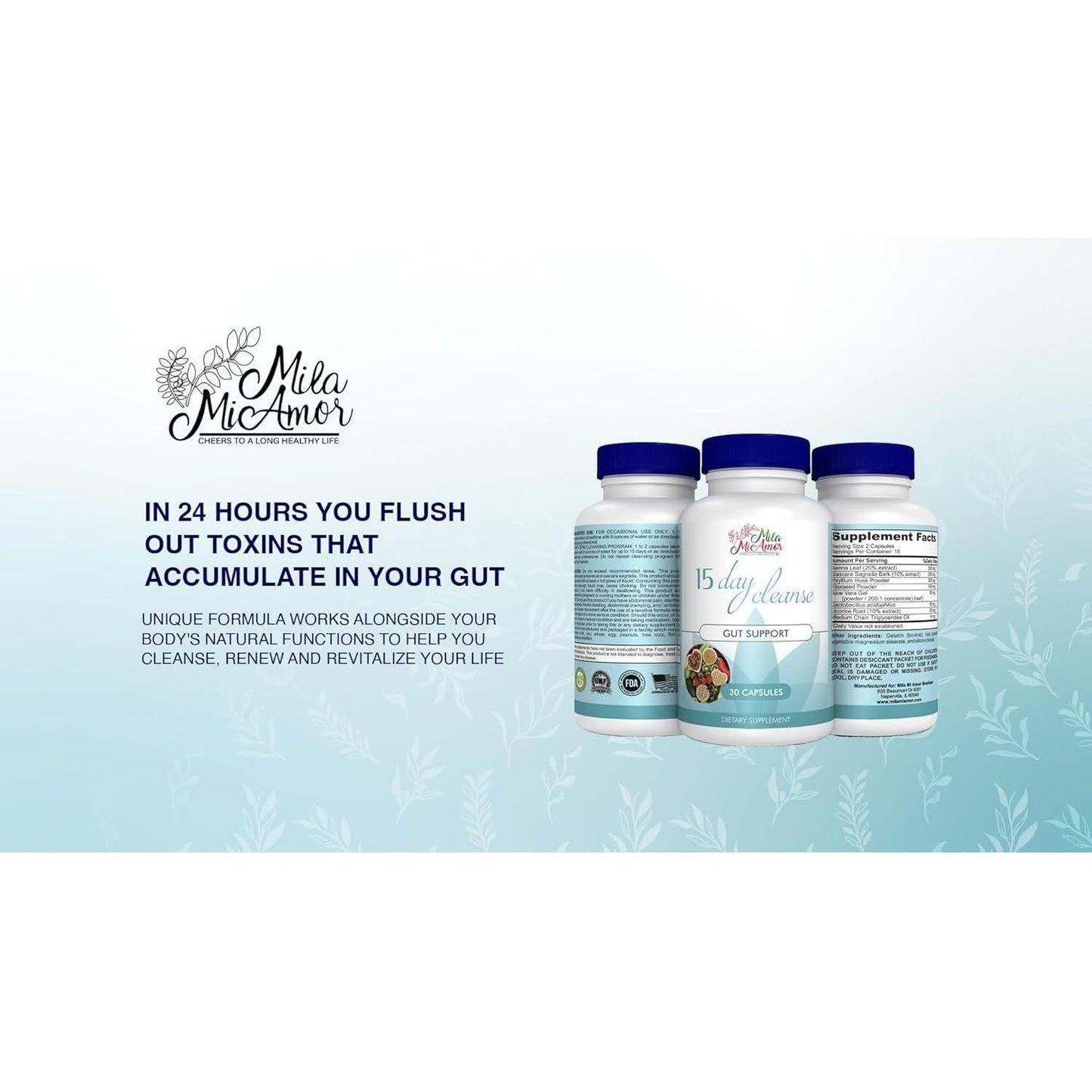 Natural Colon Cleanse Detox Support Supplement