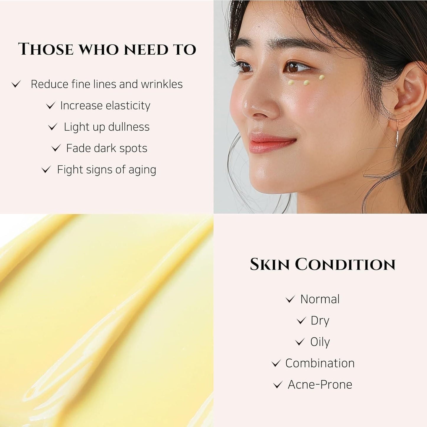 Anti Aging Eye Serum with Ginseng and Retinol 30ml