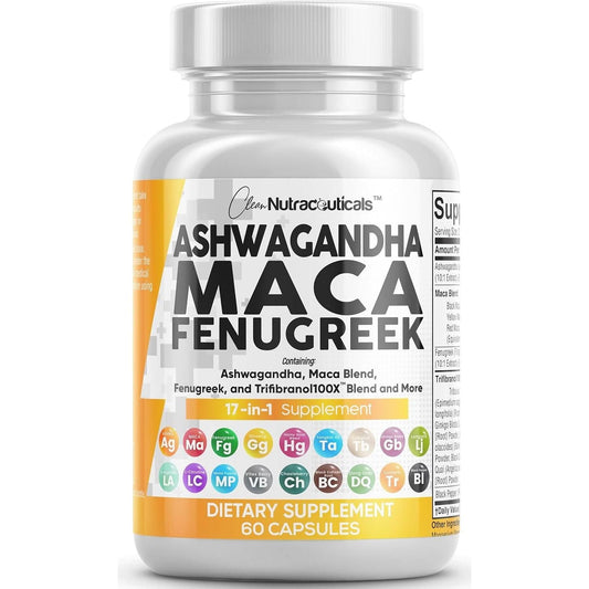 Natural Multi Herb Maca Supplement - 60 Capsules - Mycosmeticslondon