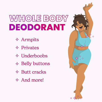 Natural Long Lasting Body Deodorant 2x 85g