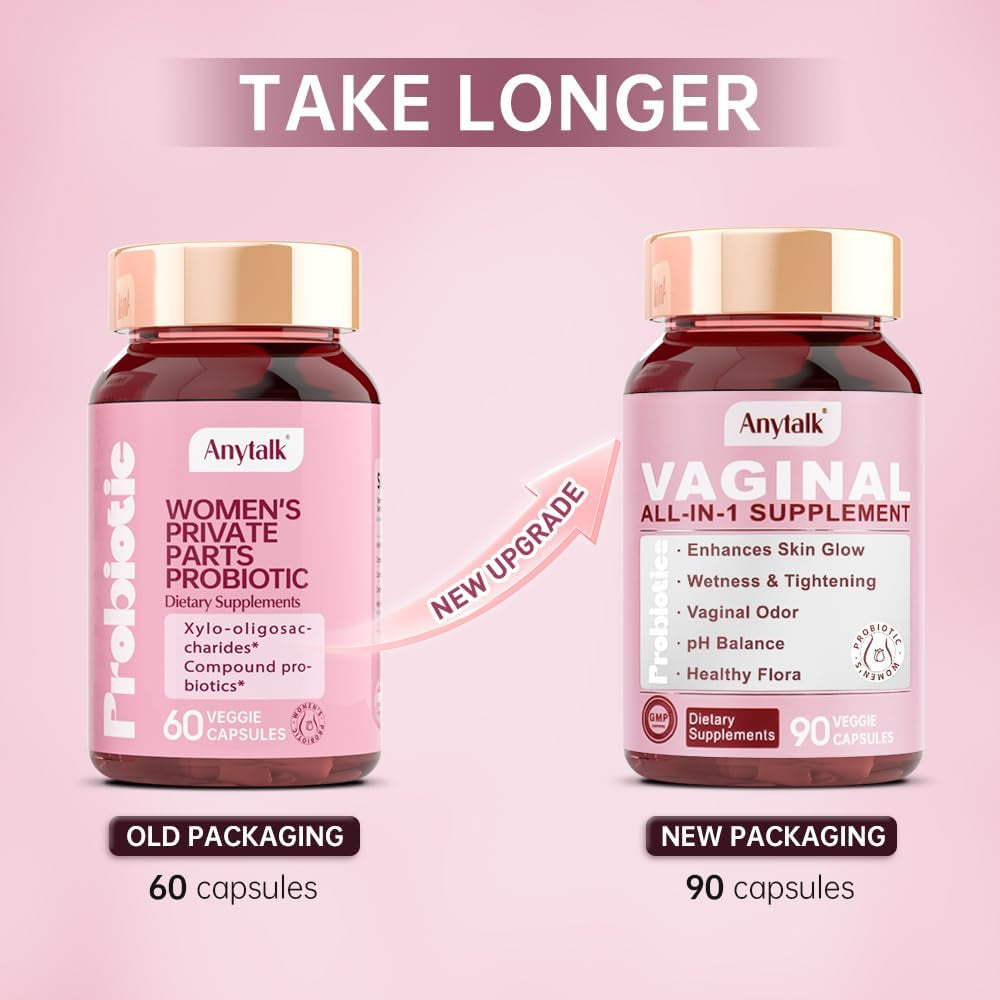 Natural Vaginal Health Supplement - 90 Capsules