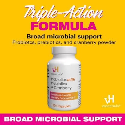Women's Probiotic Supplement with Cranberry & Prebiotics