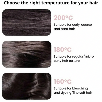 Mini Wireless Hair Straightening Comb – Anti-Scald, Fast Heating & Portable Smoother