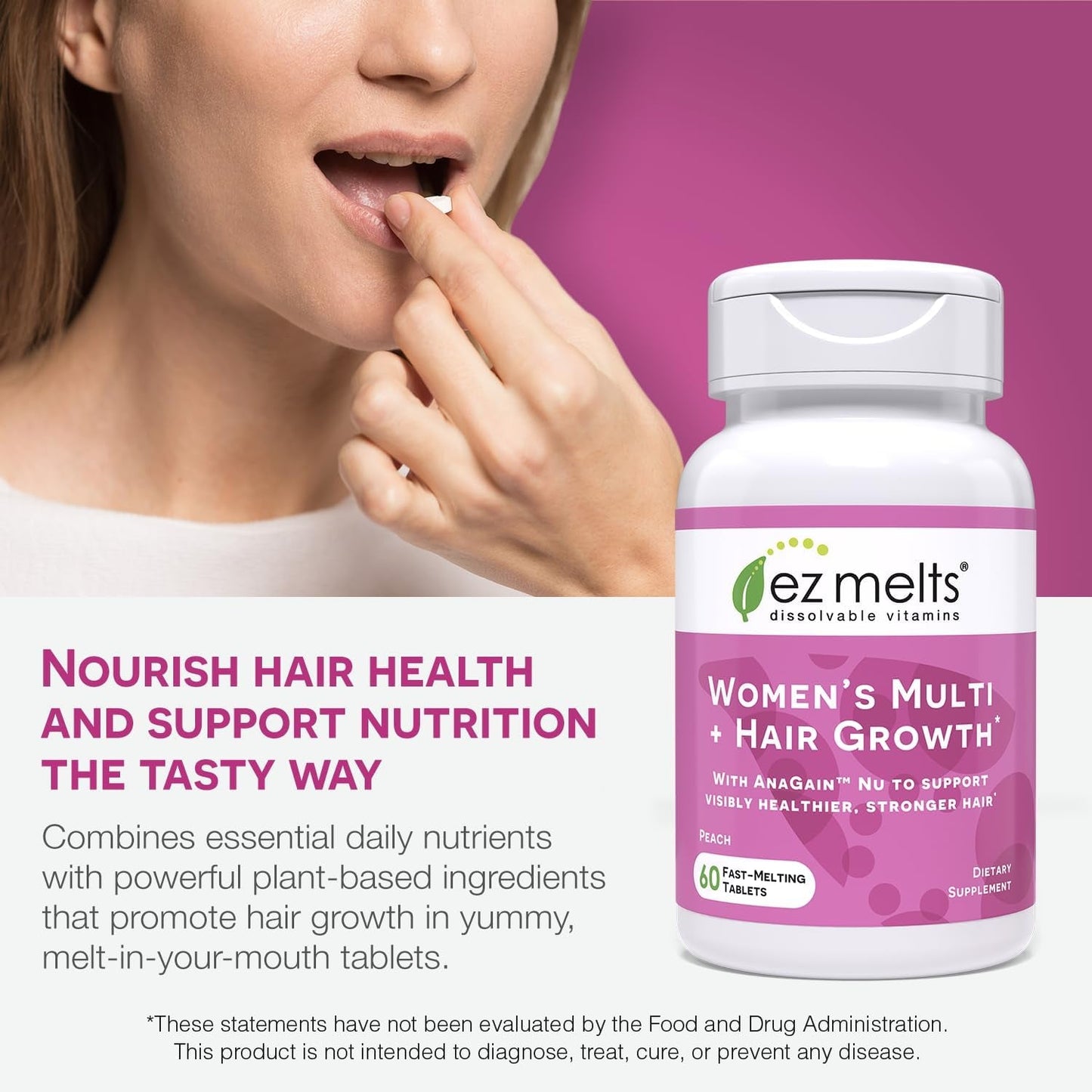Easy Dissolve Women's Multi Vitamin for Hair & Skin