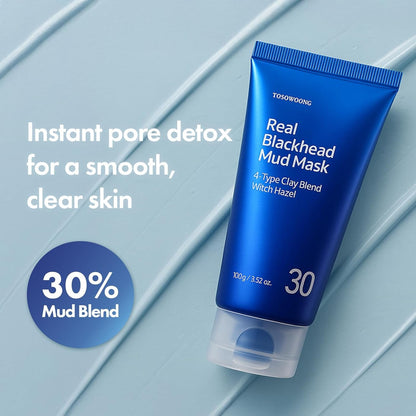 Natural Blackhead Face Mask 100g - Pore Cleansing Detox