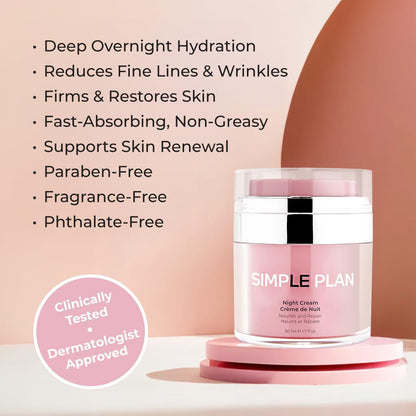 Rich Night Moisturizer 50ml Intensive Skin Hydration Cream