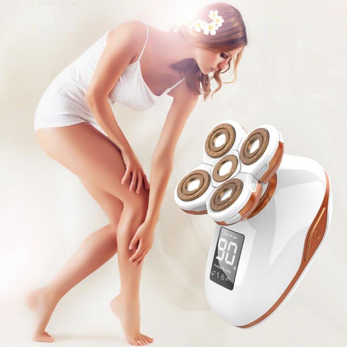 Womens Rechargeable Shaver Painless Hair Remover Tool
