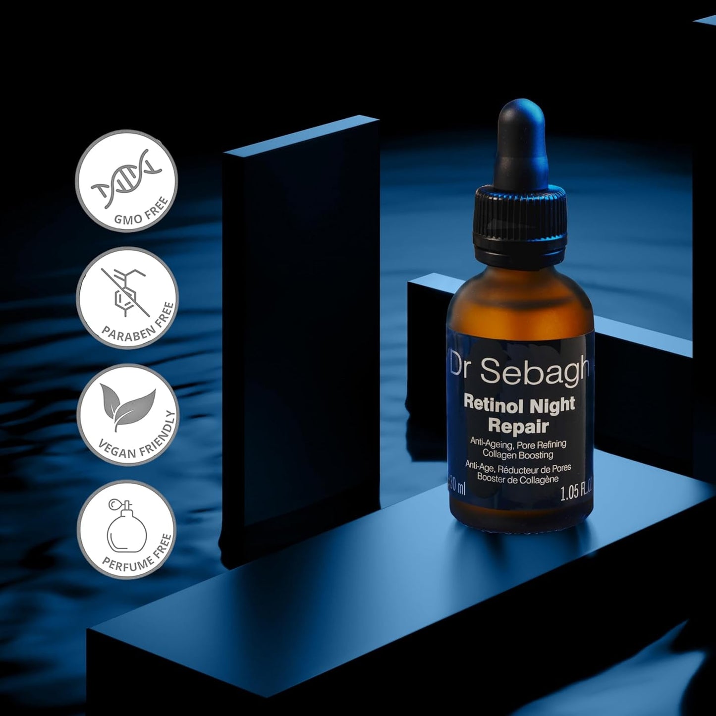 Intensive Night Serum for Glowing Skin & Anti Aging