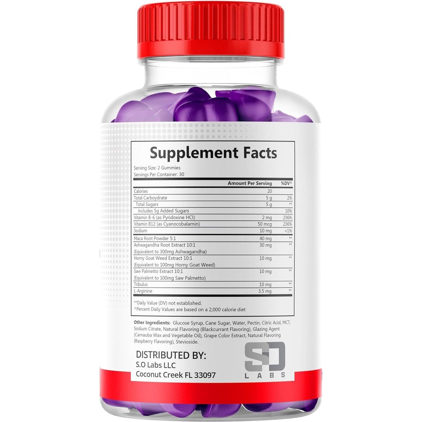 Strong Testo Boost Gummies for Men - 60 Count