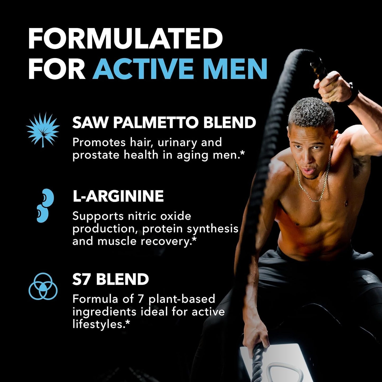 Natural Prostate & Hair Health Supplement for Men