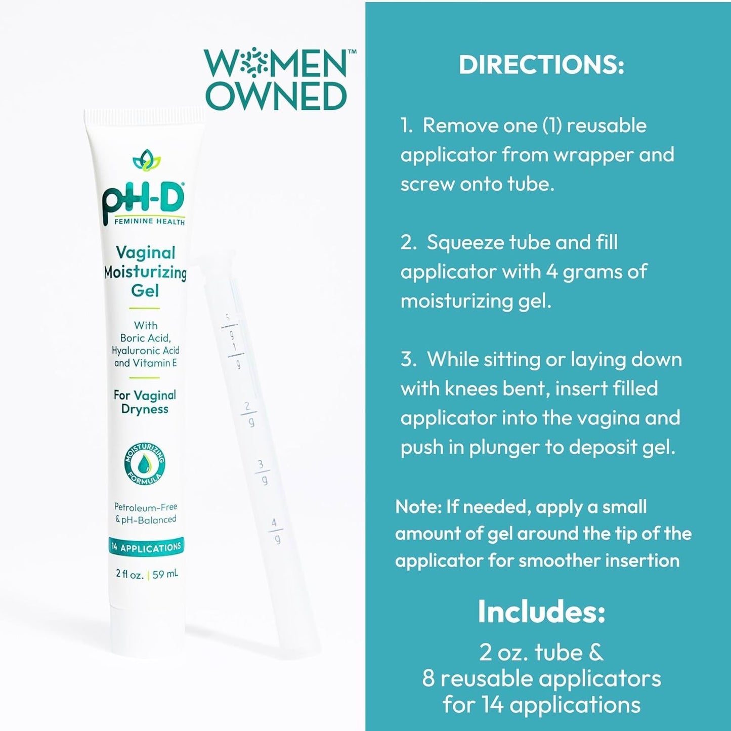 Natural Vaginal Moisturizer Gel for Dryness Relief