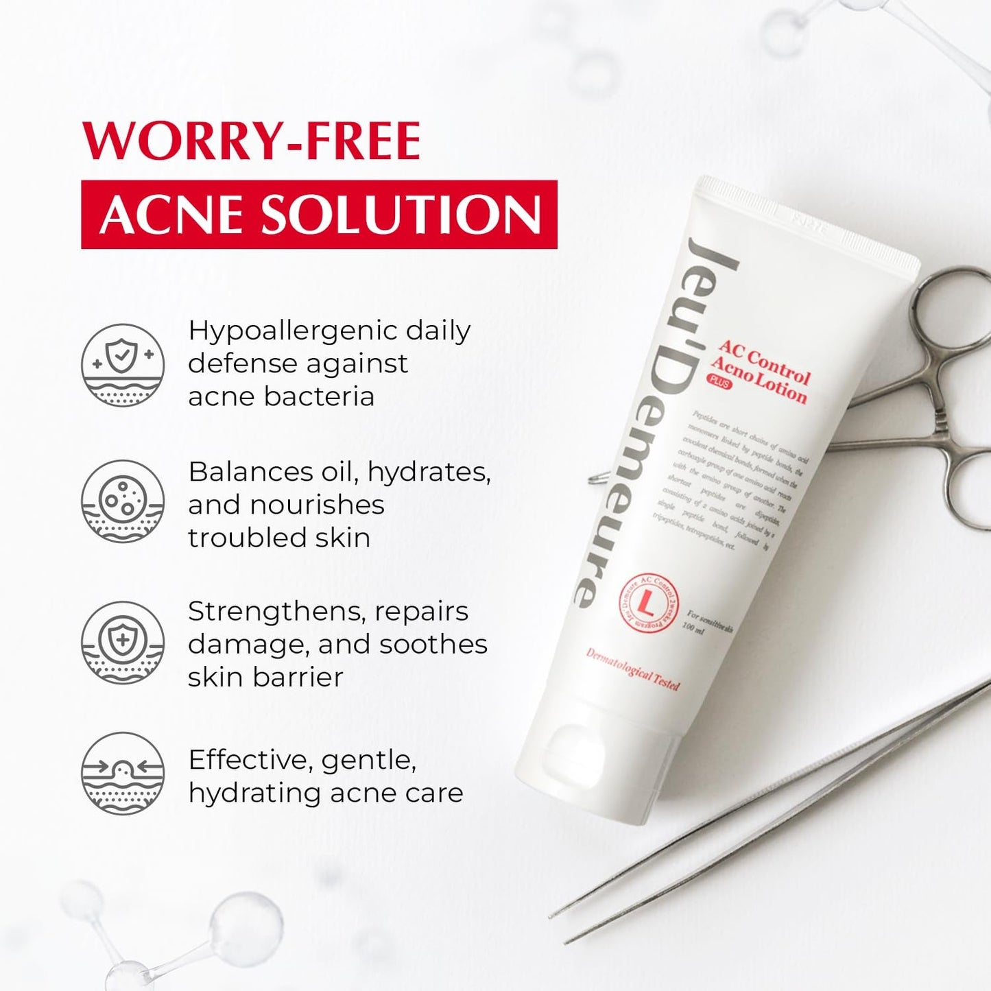 Effective Peptide Acne Control Lotion