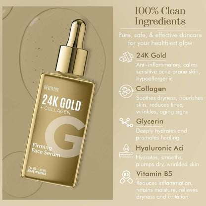 Luxurious Gold Collagen Anti Aging Face Serum 60ml