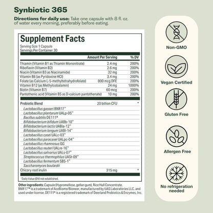 Probiotic Gut Health Supplement 30 Capsules