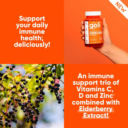 Powerful Immune Booster Gummies with Vitamin C & Zinc