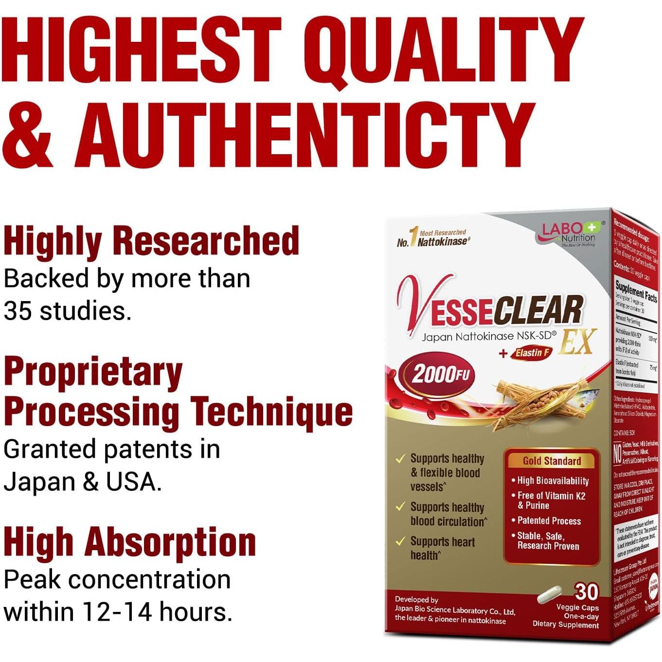 Powerful Blood Flow Support Capsules 30 Count