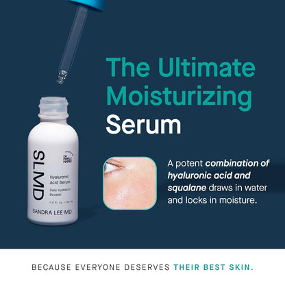 Natural Hyaluronic Acid Face Serum for Dewy Skin