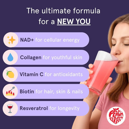 Natural Anti Aging Collagen Energy Supplement Powder