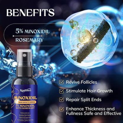 Strong Hair Regrowth Serum for Men and Women