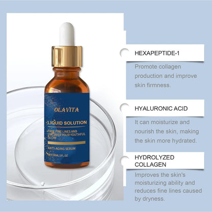 Anti Aging Face Serum with Retinol and Vitamin C