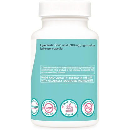 Natural Vaginal Health Suppositories 60 Count 600mg