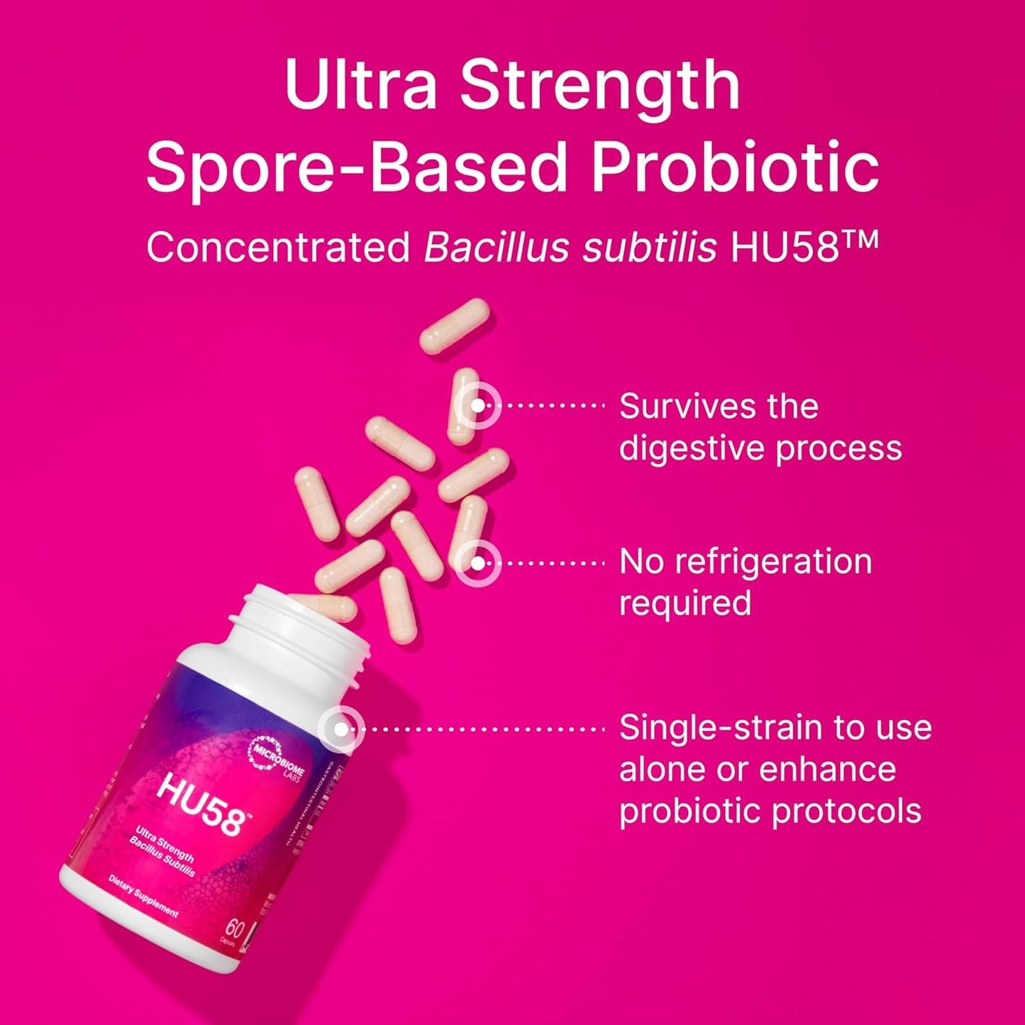 Strong Probiotic Capsules for Gut Health & Immunity