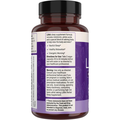 Natural Sleep Aid Supplement with Melatonin & Herbs