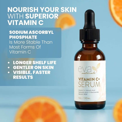 Natural Vitamin C Facial Serum - 30ml, Anti Aging Skin Care