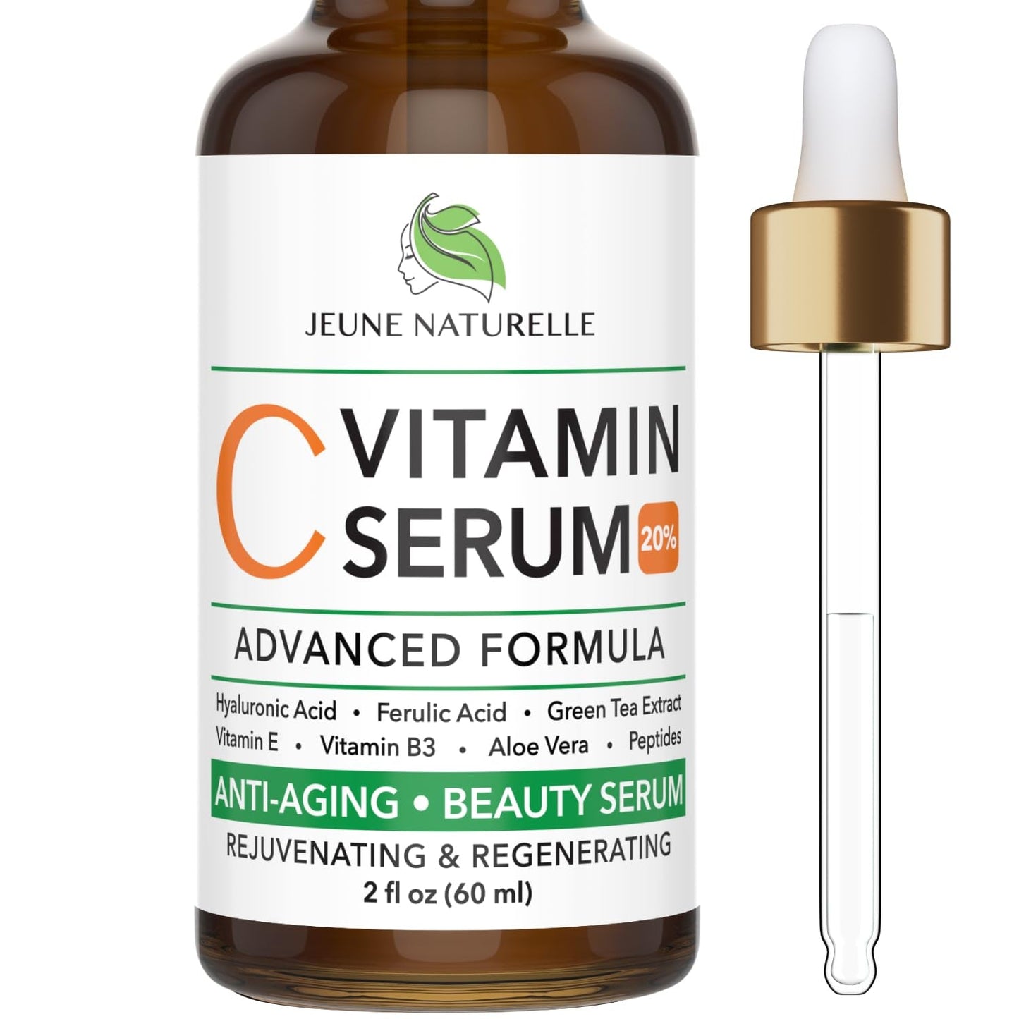 Natural Vitamin C Face Serum - Anti Aging Moisturizer - Mycosmeticslondon