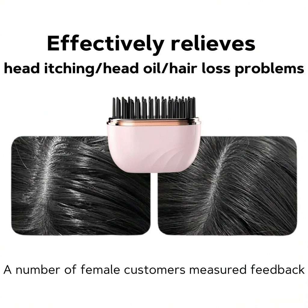 Mini Wireless Hair Straightening Comb – Anti-Scald, Fast Heating & Portable Smoother