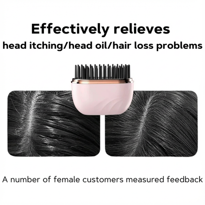 Mini Wireless Hair Straightening Comb – Anti-Scald, Fast Heating & Portable Smoother