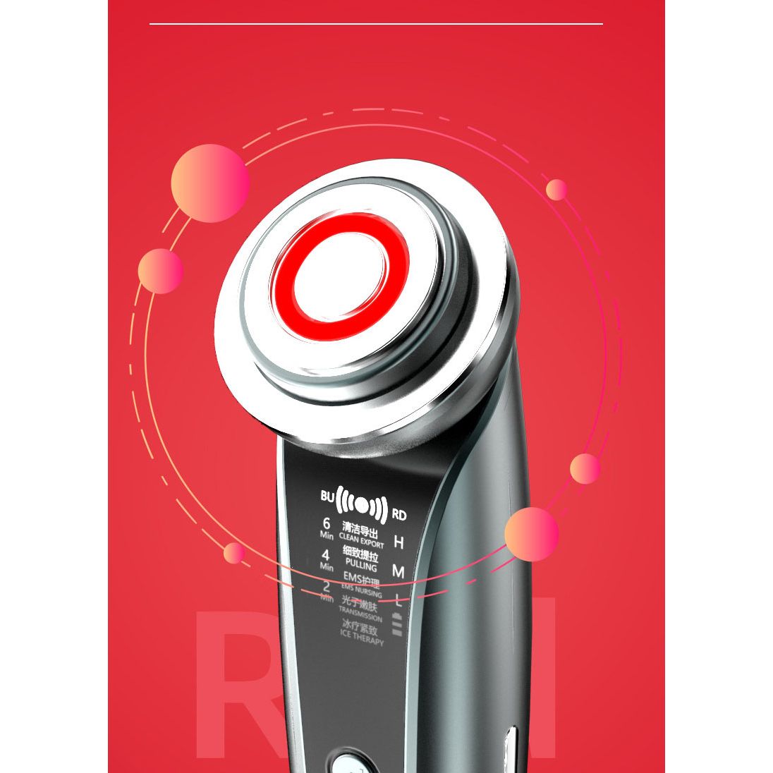 Advanced LED Facial Skin Care Device - Pore Minimizer & Cleanser