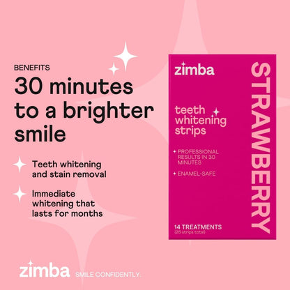 Effective At Home Teeth Whitening Strips 28 Pack