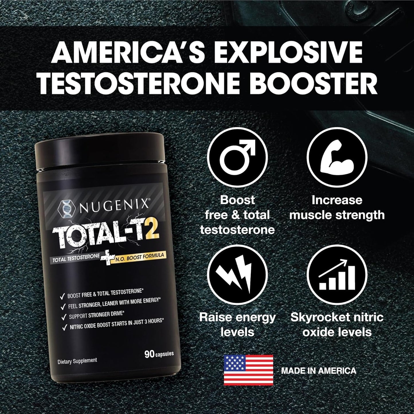 Maximum Strength Muscle Booster 90 Capsules