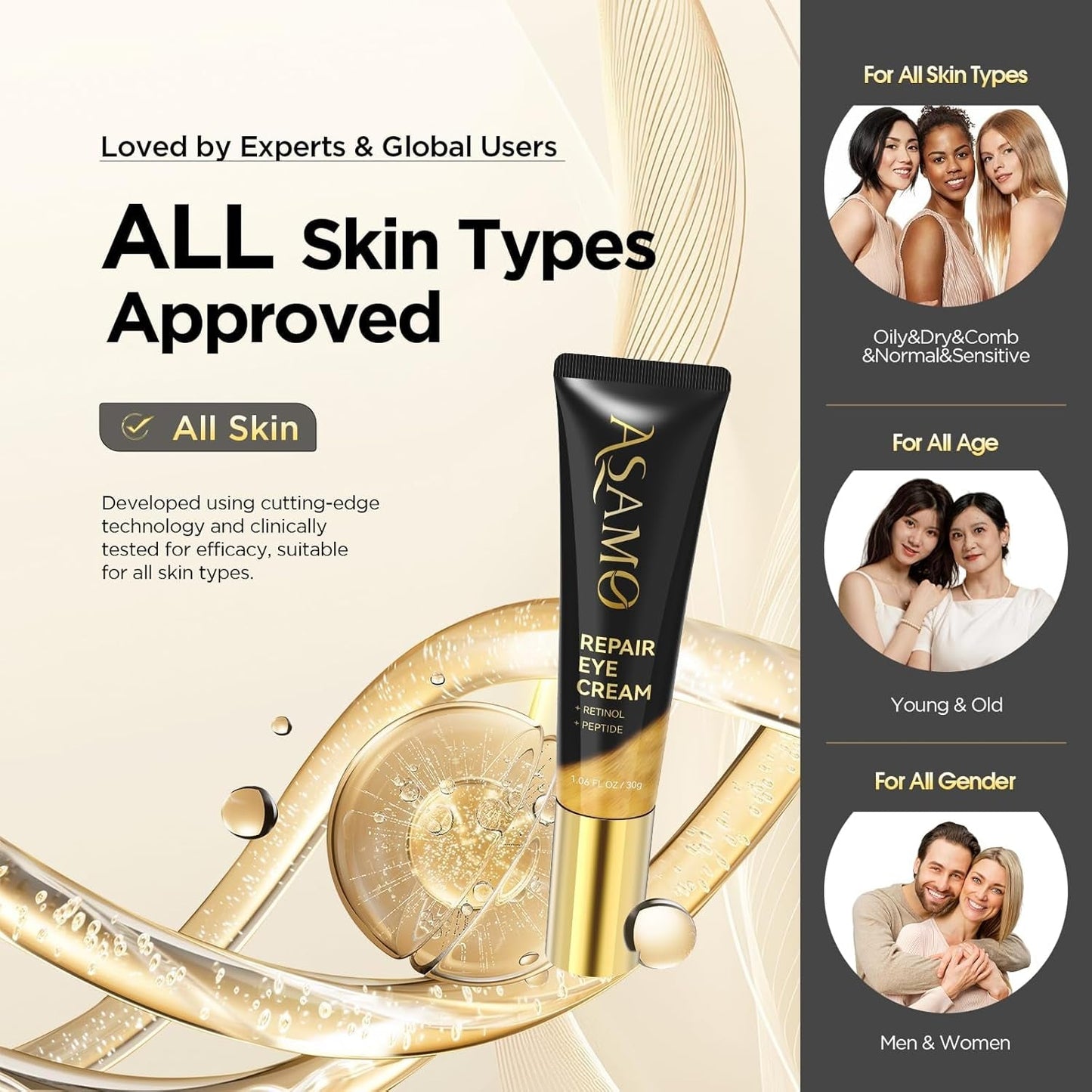 Anti Aging Eye Cream 30ml - Fades Dark Circles Wrinkles