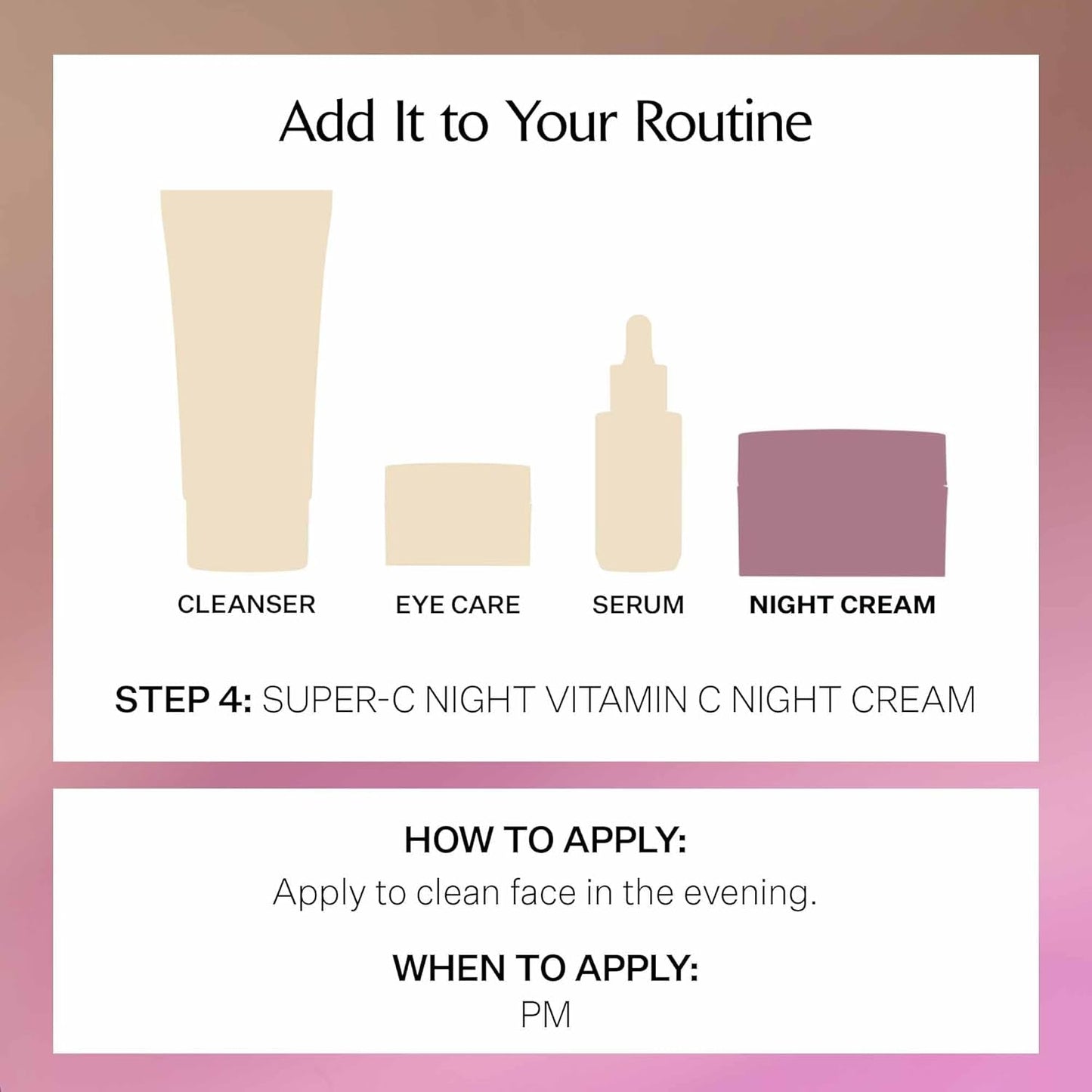 Anti Aging Vitamin C Night Moisturizer Cream 50ml