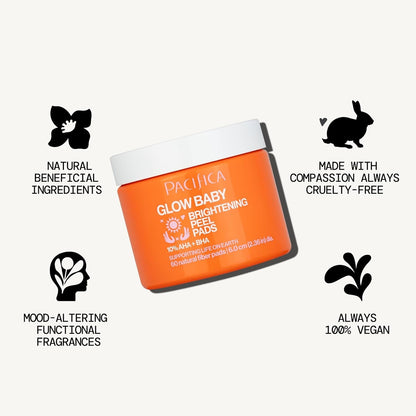Natural Glow Exfoliating Face Pads 60 Count