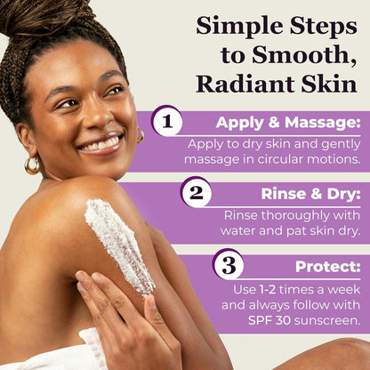 Exfoliating Body Scrub for Rough Skin - Gentle Glow