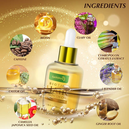 Nourishing Biotin Hair Growth Serum for Healthy Hair
