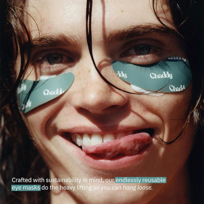 Silky Eye Serum and Reusable Mask Set for Puffy Eyes