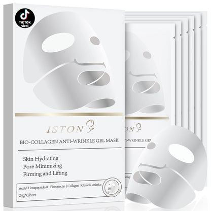 Nourishing Collagen Face Mask - 6 Pack, Hydrating & Anti-Aging - Mycosmeticslondon