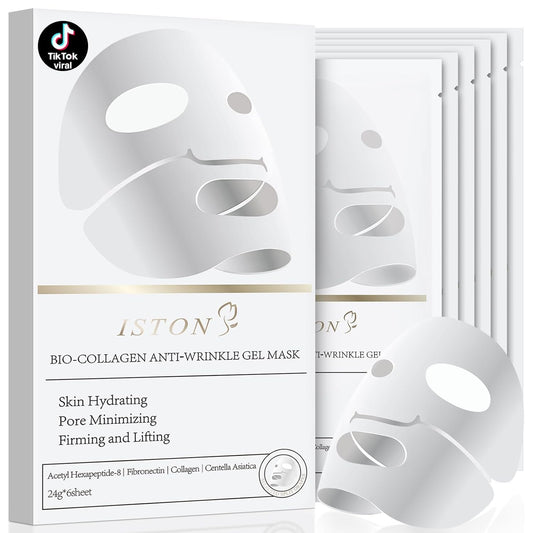 Nourishing Collagen Face Mask - 6 Pack, Hydrating & Anti-Aging - Mycosmeticslondon